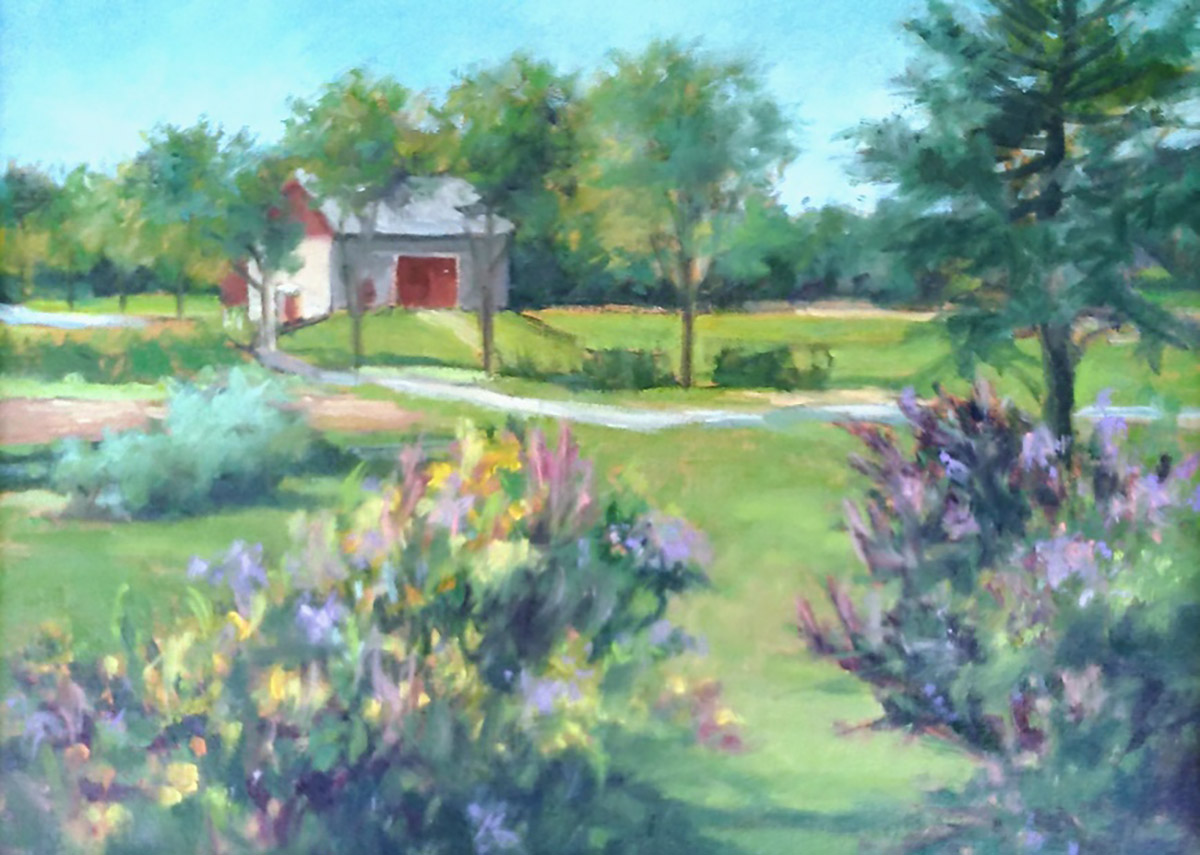 Summer Garden Behind the Country Store Image
